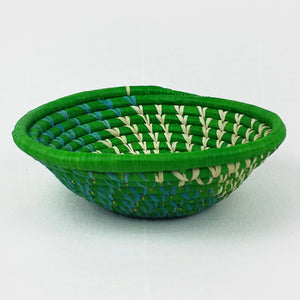 Green Feathered Basket
