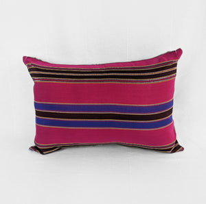 Pink Stripes | Cotton Pillow