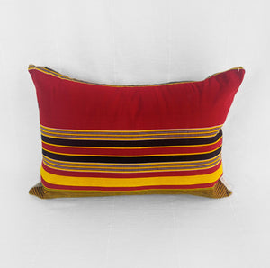 Red Stripes | Cotton Pillow