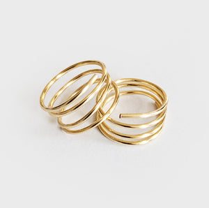 Swirl | Gold Ring
