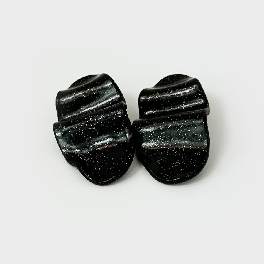 Black Ripple | Earrings