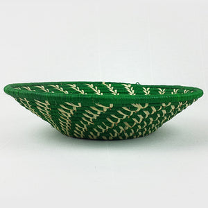 Green Feathered Basket