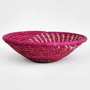 Pink Feathered Basket