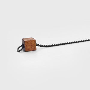 Wood Drop Earrings
