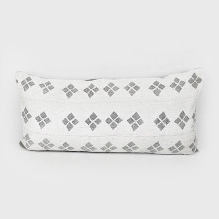 Grey Diamonds | Mud Cloth Pillow