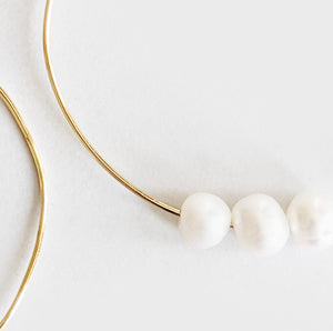 Pearl | Hoop Earrings