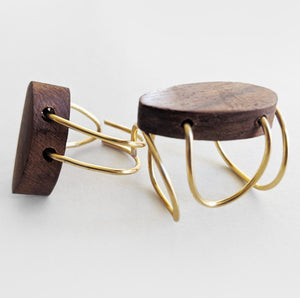 Solo | Gold Wood Ring