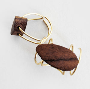 Solo | Gold Wood Ring